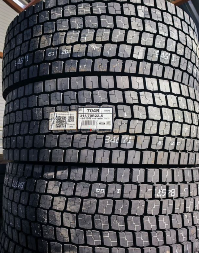 Грузовая шина Yokohama 704R 315/70 R22.5 154/150L, ведущая ось
