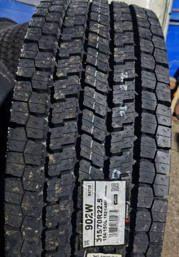 Грузовая шина Yokohama 902W 315/70 R22.5 154/150L, ведущая ось